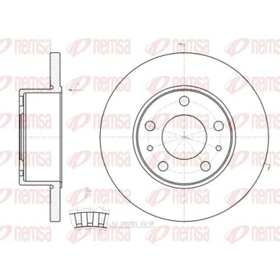 Afbeelding van Remschijf REMSA 61202.00