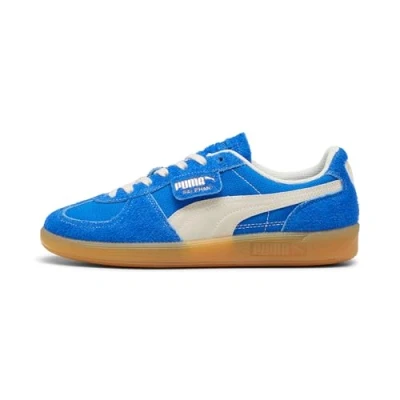 Afbeelding van Puma Palermo Vintage Update Unisex Sneakers laag, Maat: 48, Vivid blue/sunny yellow Leer en textiel