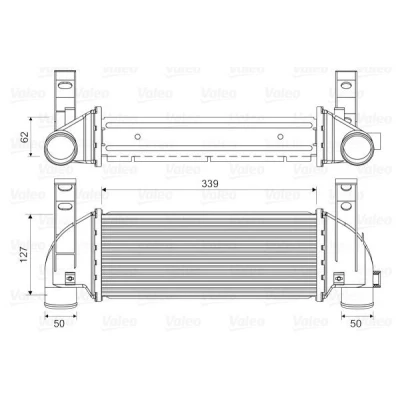 Afbeelding van Valeo Interkoeler 818353