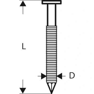 Afbeelding van Bosch Accessories 2608200036 Nagel met ronde kop (papiergebonden) SN21RK Afmeting, lengte 60 mm 4000 stuk(s)
