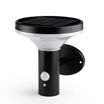 Afbeelding van Birao Solar LED buitenlamp met bewegingssensor, Warm Wit Licht, 600 Lumen beveiligingslicht, IP44 waterbestendig, bewegingssensor &amp; 3 licht modi, tuinverlichting, Tuinverlichting op zonneenergie, Brendz