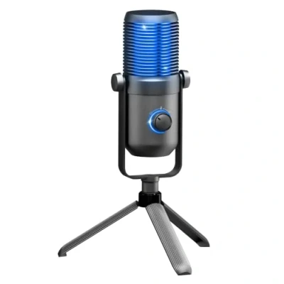 Afbeelding van Spirit of Gamer EKO 900 Gaming Microfoon Dubbele Condensator USB Cardioïde/Omnidirectioneel Reverb en Ruisonderdrukking