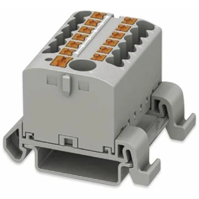 Afbeelding van Phoenix Contact PTFIX 6/12X2,5 NS35A GY 3273220 Verdeelblok 0.14 mm² 2.50 Grijs 8 stuk(s)