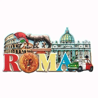 Afbeelding van Vaticaan, Colosseum Rome Italië 3D Koelkast Magneet Souvenir Gift, Huis &amp; Keuken Decoratie Magnetische Sticker Roma Collectie