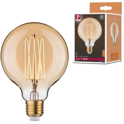 Afbeelding van Paulmann 29245 LED lamp E27 Globe 4.2 W Barnsteen (Ø x h) 95 mm 135 1 stuk(s)