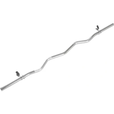 Afbeelding van VirtuFit Curlstang EZ Halterstang 120 cm veerclip 30 mm