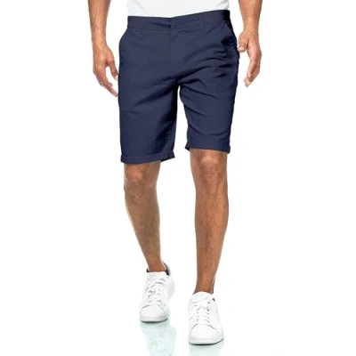 Afbeelding van Smith &amp; Solo Korte broek voor heren, chinoshorts, kort, katoen, bermudabroek, zomer, hardloopshorts, sport, trainingsbroek, Donkerblauw, S