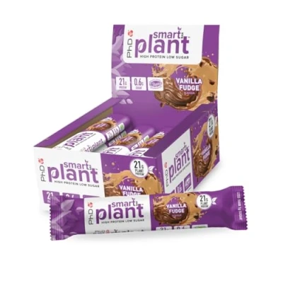Afbeelding van PhD Smart Bar Plant 12repen Vanilla Fudge