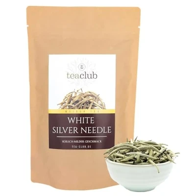 Afbeelding van White Silver Needle 50g, witte thee Chinese los met bladknopen, Premium Tea, TeaClub