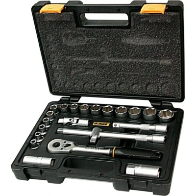 Afbeelding van Ironside Doppenset chroom en mat 1/2&quot; 22 delig
