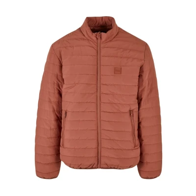 Afbeelding van Urban Classics Light Bubble Winterjas, Heren, Maat: Large, Terracotta