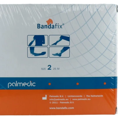Afbeelding van Bandafix Elastisch Netverband Katoen Bovenarm/Elleboog/Onderbeen/Voet (25m)