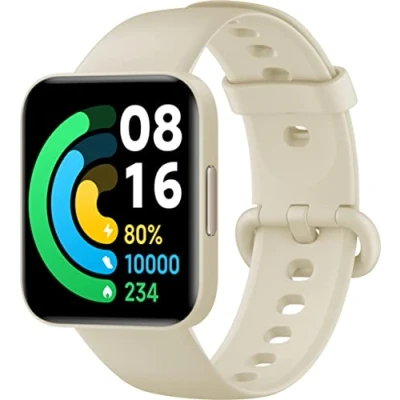Afbeelding van POCO Watch (Ivory), Misurazione SpO2, Battito Cardiaco, Display AMOLED da 1, 6&quot;, GPS, Resistenza all&#039;acqua ATM, Ivory, Versione Italiana