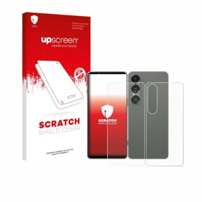 Afbeelding van upscreen Screenprotector voor Sony Xperia 1 VII (Voor+Achter) Folie Beschermfolie transparant