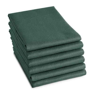 Afbeelding van Theedoek DDDDD Logo Green 60 x 65 cm (6 Delig)