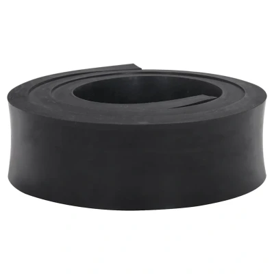 Afbeelding van Rubberen rand voor sneeuwploeg 180x8x2 cm zwart