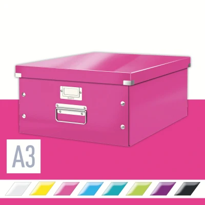 Afbeelding van Opbergdoos groot 6045 Click&amp;Store WOW 85% gerecycled karton Leitz