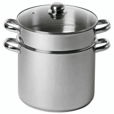 Afbeelding van Couscousmaker BAUMALU Alle warmtebronnen inclusief inductie Recht RVS 20 cm