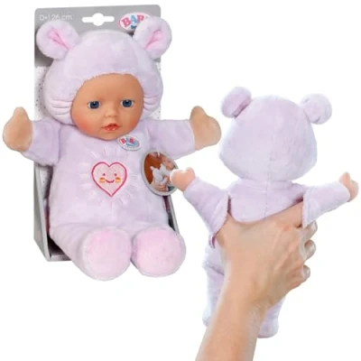 Afbeelding van BABY born for baby&#039;s Mouse, zachte pop van 26 cm met oortjes en vingerzakjes, voor pasgeborenen, 836590 Zapf Creation