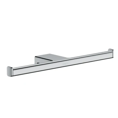 Afbeelding van Hansgrohe addstoris closetrolhouder dubbel chroom 41748000