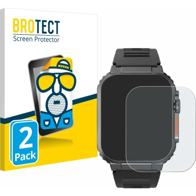 Afbeelding van BROTECT Screenprotector voor Njord Gear The Indestructible Smartwatch Ultra Folie Beschermfolie matte (2 Stuks)