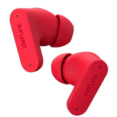 Afbeelding van Defunc True ANC Earbuds draadloze oordopjes Bluetooth oortjes Met noise cancelling functie Red Rood Gerecycled Kunststof