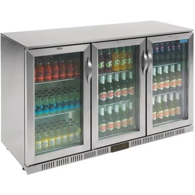 Afbeelding van Polar G Serie 3 Deurs Barkoeling Met Klapdeuren RVS 330l, GL009