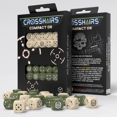 Afbeelding van Q Workshop Crosshairs Compact D6 Beige &amp; Olive (20)