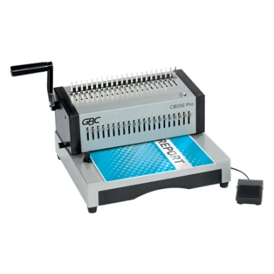 Afbeelding van GBC CB25E Pro Elektrische Pons en Bindmachine voor zwaar gebruik Capaciteit 500 A4 vellen