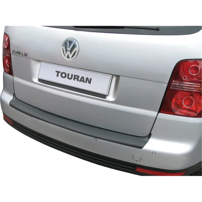 Afbeelding van RGM ABS Achterbumper beschermlijst passend voor Volkswagen Touran 2003 2010 Zwart