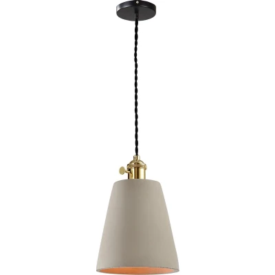 Afbeelding van QUVIO Hanglamp beton langwerpig grijs QUV5094L GREY