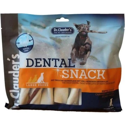 Afbeelding van Dr.Clauder&#039;s Dental Snack Large Hondensnacks Eend 500 g