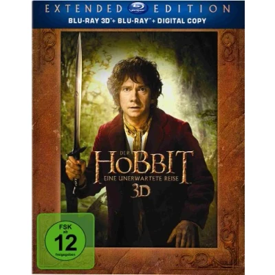 Afbeelding van Der Hobbit: Eine unerwartete Reise (Extended Edition) (2D &amp; 3D Blu ray)