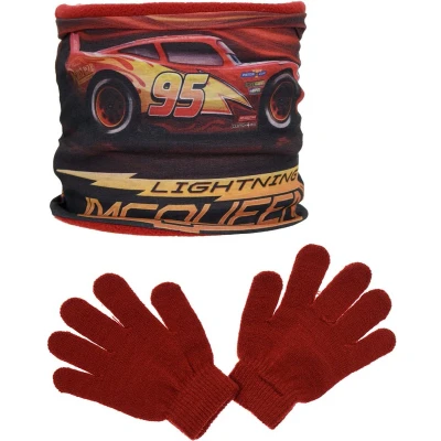 Afbeelding van Disney Cars Colsjaal + handschoenen rood One size (3 6 jaar)