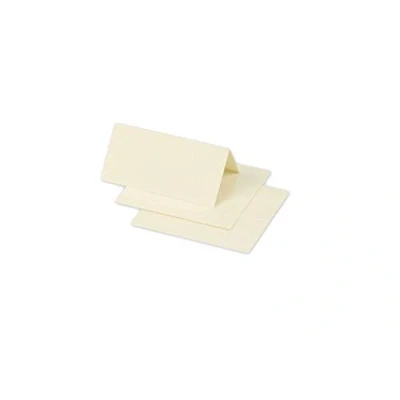 Afbeelding van Clairefontaine 75017C, verpakking met 25 plaatskaarten, formaat 8,5 x 8 cm, 210 g/m², ivoorkleurig, uitnodiging voor evenementen en correspondentie, Pollen serie, glad premium papier