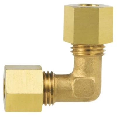 Afbeelding van Messing koppeling haaks 8mm knel x