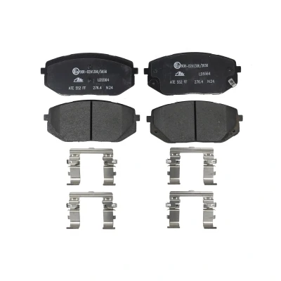 Afbeelding van ATE 13.0470 5564.2 Remblokkenset Met akoestische slijtagewaarschuwing HYUNDAI: Tucson (NX4, NX4E) 2.5 GDi HTRAC, 1.6 CRDi HTRAC