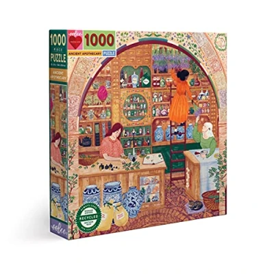 Afbeelding van eeBoo Puzzel, 1000 stuks, antieke apothecary