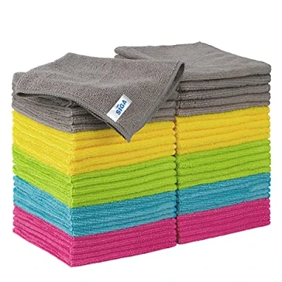 Afbeelding van Microvezel reinigingsdoeken, doeken, poetsdoeken, raamdoeken, microvezeldoeken, theedoeken, set van 50, 30 x cm