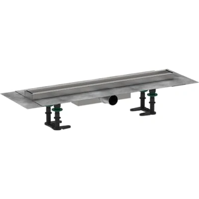 Afbeelding van hansgrohe RainDrain Compact 56163000 douchegoot 600 betegelbaar voor vlakke installatie, complete set