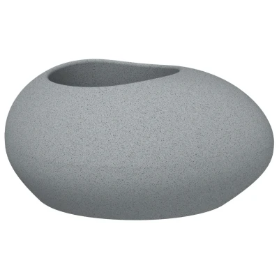 Afbeelding van Scheurich Bloembak Flow (Ø73 x 35 cm, Grijs)