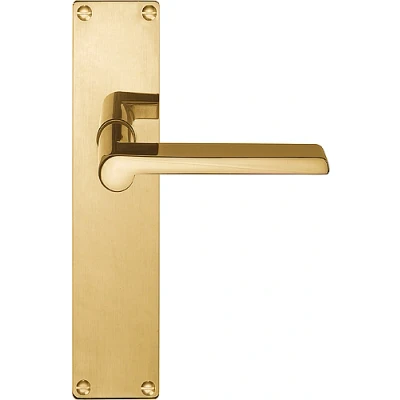Afbeelding van Formani Deurkruk TIMELESS 1927MPSFC op schild blind messing ongelakt