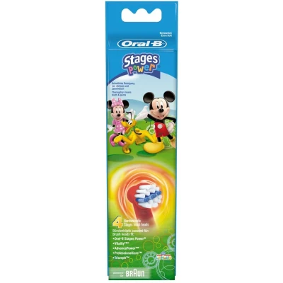 Afbeelding van Oral B Stages Power Princess Opzetborstels 4 Stuks
