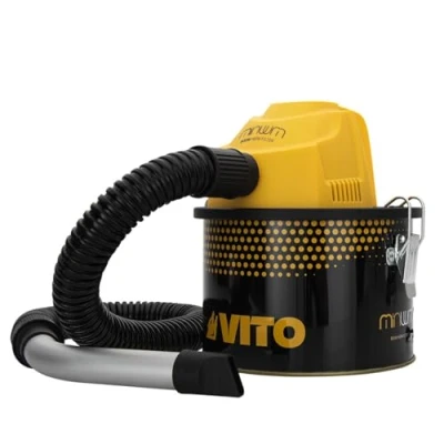 Afbeelding van VITO mini stofzuiger voor pellets aszuiger 800 W 4 L tot 40 ook geschikt barbecue, kleine oven HEPA filter aluminium buis, pelletkachels, hoogwaardige uitvoering