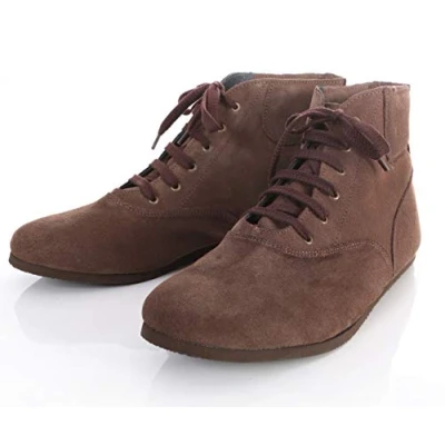 Afbeelding van Pantoffelmann enkellaarzen Unisex I Originele DDR boots Nostalgische schoenen van veloursleer met rubberen zool Vrije tijd / klimschoenen dames en heren 44 EU