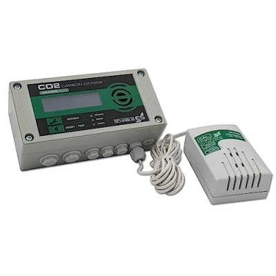 Afbeelding van Schabus GX D250 Luchtkwaliteitssensor Met interne sensor werkt op het lichtnet Detectie van Kooldioxide