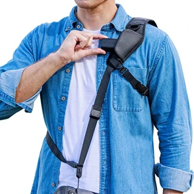 Afbeelding van PROfezzion Camera Sling Strap Anti slip Quick Release voor Canon 2000/4000/1300/1200D R8/50/10/5/6/7 M50 5D 6D 7D Sony A9III A7CII A7II A7III A7IV A6600/6500/6000 Nikon Zf Z8 D755500 00/56 00/