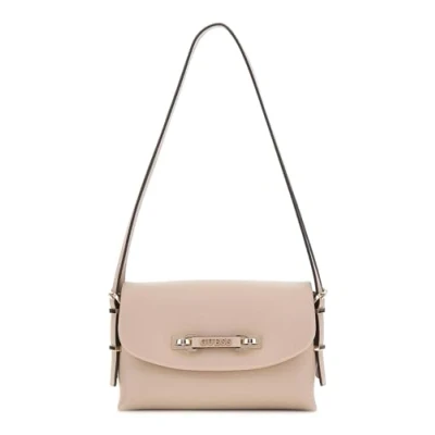 Afbeelding van GUESS Schoudertas Lefia Flap Shoulder Bag Simply Taupe