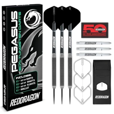 Afbeelding van RED DRAGON Pegasus: Steeltip Tungsten Dartpijlen Professioneel 28 gram