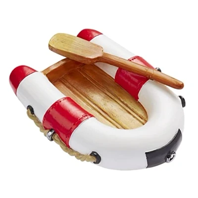 Afbeelding van Dinghy Rood/Wit Ongeveer 7 x 5 cm